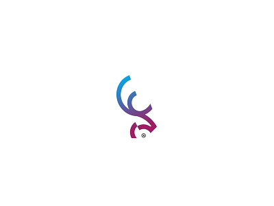 devdeer clean deer golden ratio graphic design iconic logo logo design simple