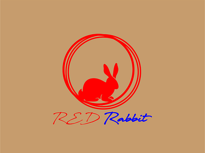 Red Rabbit | Minimal Logo | Logo Design