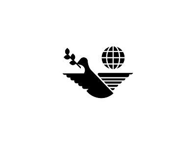 Dove branding design globe illustration justice logo nature vector