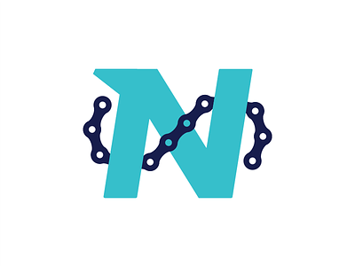 Nickel's Bike Shop Secondary bike chain logo