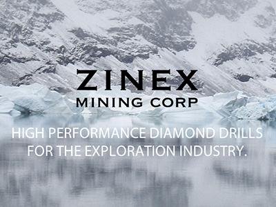 Zinex Mining black white minimal parallax scrolling textured