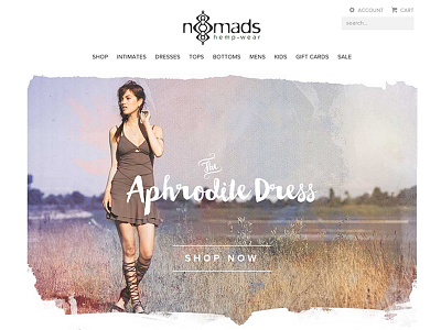 Nomads Hemp Wear redesign