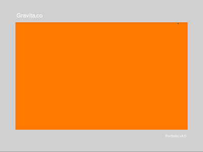 Gravita Animation Concept agency branding design homepage minimalist product design typography ui ux website