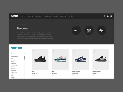 Scotts / Listing ⟶ Product Page animation ecommerce interaction interface prototype shopping ui ux web