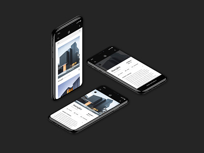 Inhabit / Browse app interface ios mobile product ui ux