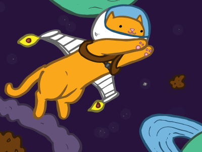 Spacecat cat outer space space