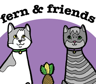 Fern & Friends Logo kitties logo