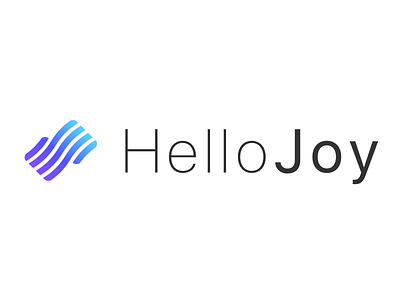 HelloJoy logo app icon gradient hello joy icon joy logo logo design