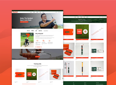 WhyGolf Website Design branding graphic design prototyping ui ux video editing visual design web design wireframing