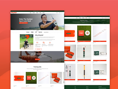 WhyGolf Website Design