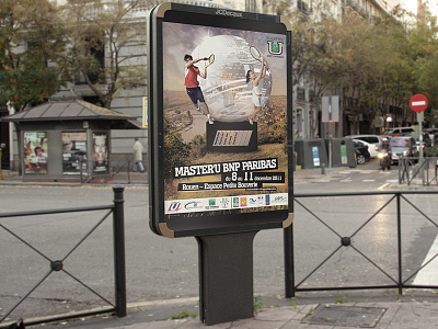 Master'U BNP Paribas poster print sports tennis