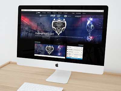 Team-LDLC.com esport gaming news team ldlc theme ui webdesign wordpress