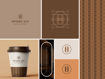 SPODCAFE branding clean design graphic design icon idea logo logo brands minimalist