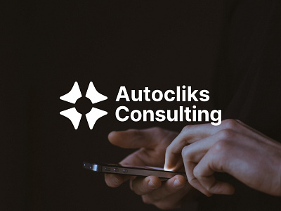 Autocliks Consulting branding connection design graphic design icon logo logo brands