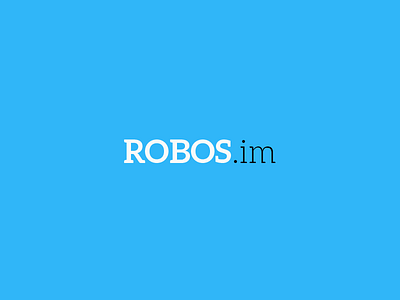 Robos.im branding chatbot logo robot