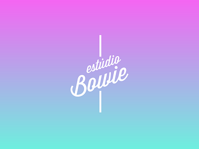 Studio Bowie - Pole Dance bowie branding dance dancing gradient logo pole pole dance studio