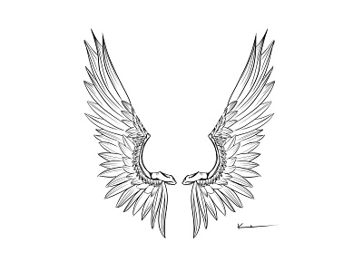 Inktober Wings drawing illustration inktober inktober2020 sketch wing wings