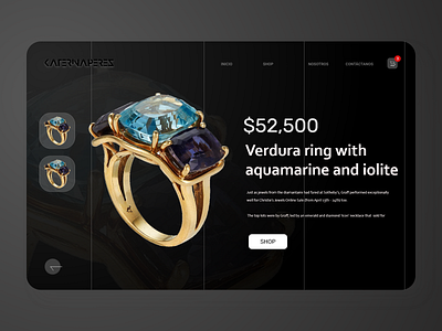 Design for Jewelry Store app store ui ux web website