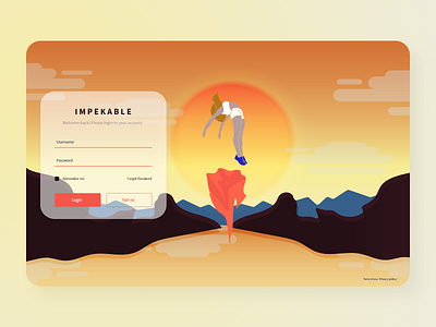 login App app illustration ui ux web website