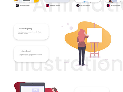 Depp APP 2 app illustration typography ux vector web