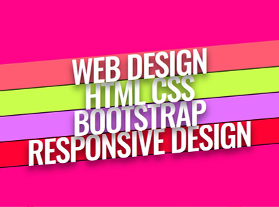 Colorful Typography html css htmlcss webdesign