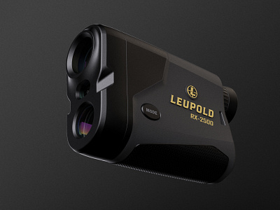 Laser Digital Rangefinder - Leupold 3d 3d modelring 3d rendering design illustration industrial design logo product product design rendering ui