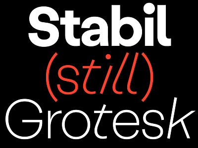 1 typeface, 2 flavours font geometric grotesk playful sans serif type type design typography