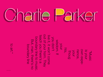 Charlie Parker Poster
