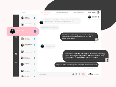 Novo App chat clean design pink socialmedia ui uiux ux web