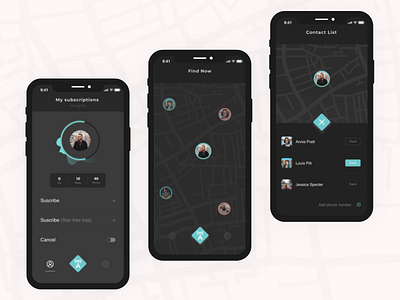 Findfa App app application appmap chat clean design designapp dribbble map ui uidesign uiux ux