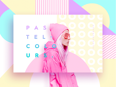 Pastel Colours art colours design modern pastel pop ui ux web