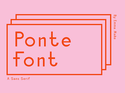 Ponte Font