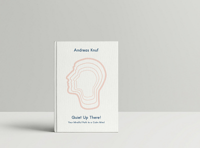 Hardcover Book MockUp 2 beige book book cover colours cover design graphic design head mental mind mindfulness pink