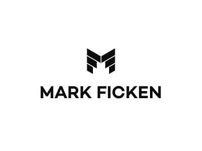 MF branding design f fm geometric graphic design lettermark logo m mf monogram vector