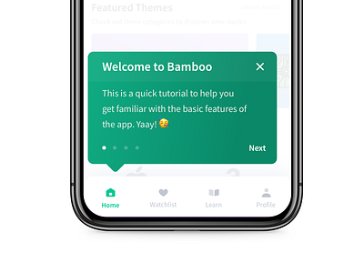 InvestBamboo - Mobile Onboarding exploration V2