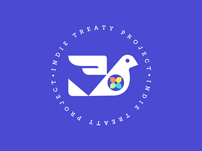 Indie Treaty Dove dove illustration independent logo treaty