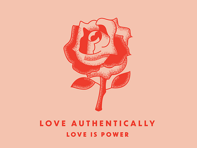 Love Authentically authentically etched illustration loveislove master engraver power rose