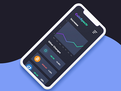 Spectr cryptocurrency data ui