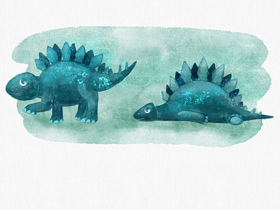 Character Design creation, Stegosaurus