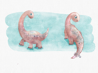 Dinosaur Character Creation, Brontosaur