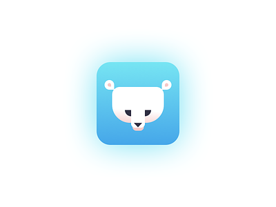 Daily UI #005 app bear blue challenge daily ui ice illustration polar