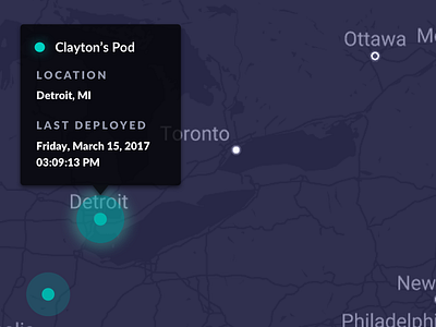 Location View dark iot legend location locator map