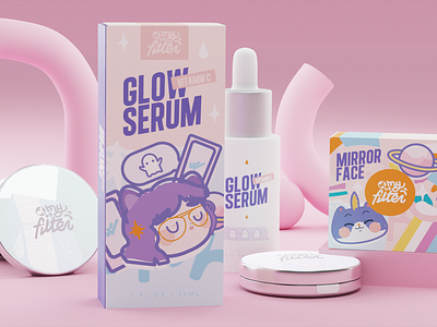 Cute cosmetics packaging