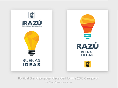 Minimalistic Colorful poster design for 2015 political campaign