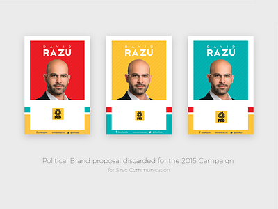 Minimalistic poster design for 2015 political campaign