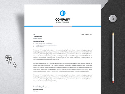 Letterhead psd letterhead