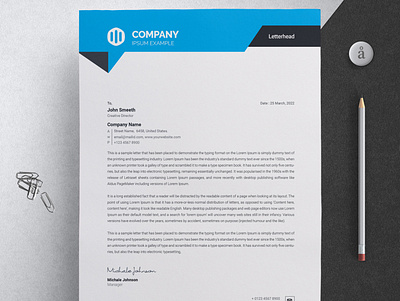 Letterhead psd letterhead