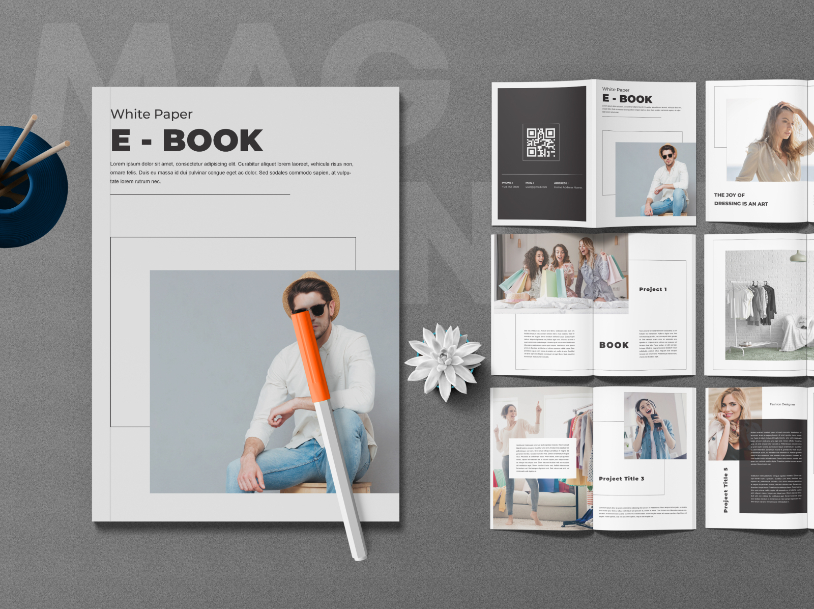 Magazine by FabulousTemplates on Dribbble