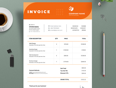 Invoice Template print ready