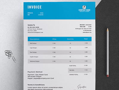 Invoice modern